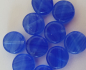 Preview: Glasperle Scheibe 8mm Sapphire 30g