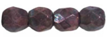Glasschliffperle 3mm Snow White Ame MetLü 100St