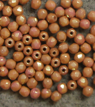 Glasschliffperle 3mm Sn Whi Red Lüster 1200St.
