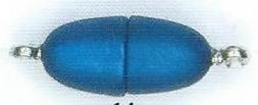 Polaris Magnetverschluss 21x9mm d-blau