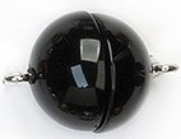 Magnetverschluss (0334-15-SchwG) 15mm schwarz glanz
