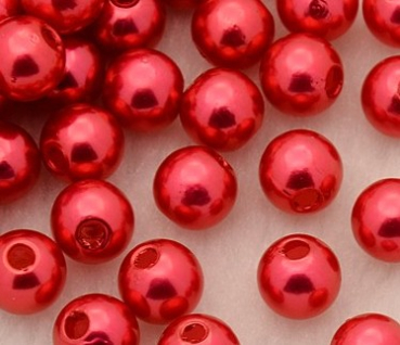 Wachsperle 4mm rot 440g, ca18.000 St