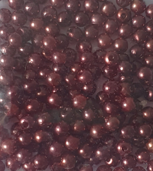 Wachsperle 6mm weinrot 60 St.
