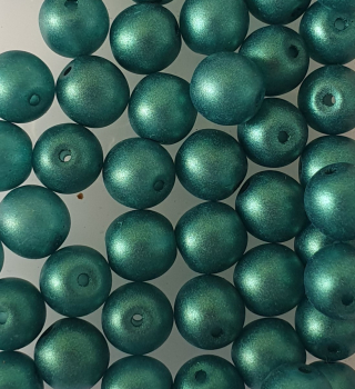 Glaswachsperle 6mm Transparent Dark Teal Luster 600 St