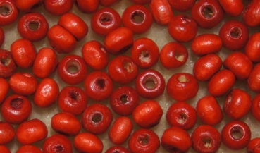 Holzperle 4mm rot 200 St