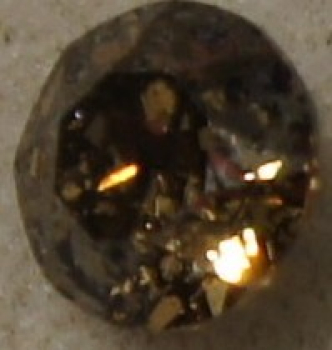 Swarovski Chaton SS39 Light Colorado Topaz Black Patina gefass