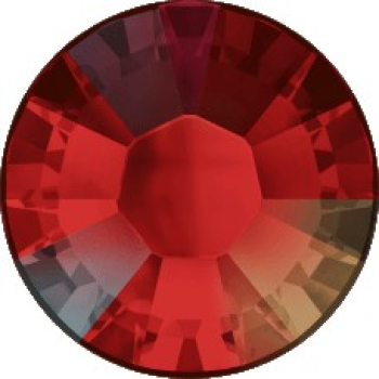 Swarovski Chaton SS39 Light Siam AB gefass