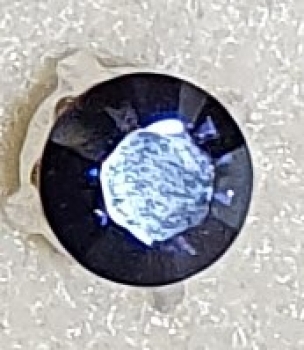 Swarovski Chaton SS39 Tanzanite Satin gefass