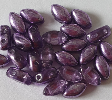 Irisduo 4x7mm Crystal Violet Metallic Ice  25St.