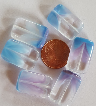 Glasperle, Rechteck 4 St.