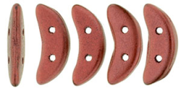 Crescent Bead 3x10mm MatMet Lava 100g