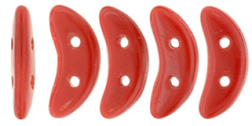 Crescent Bead 3x10mm Opak Red 100g