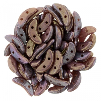 Crescent Bead 3x10mm Oxid Bronze Berry 5g