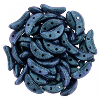 Crescent Bead 3x10mm Polychr Indigo Orchid 5g
