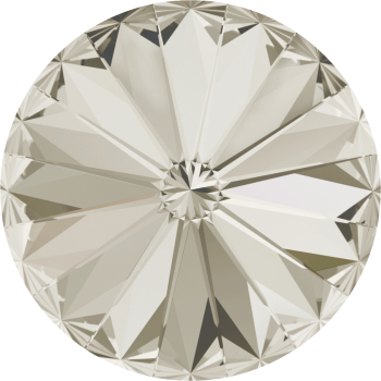 Rivoli 12mm Swarovski Crystal Silver Shade