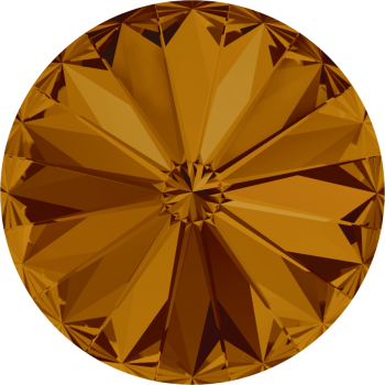 Rivoli 14mm Crystal Copper Swarovski