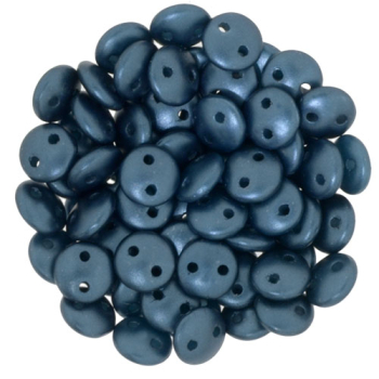 Lentil 2-Loch 6mm Pearl Coat Steel 50St