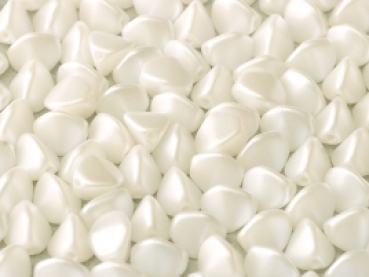 Pinch 5x3mm Alabaster Pastel White 100 St