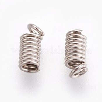 Verbinder für Bänder 3mm platinfarben 10 St