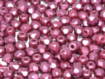 Glasschliffperle 3mm Burgundy Alabast 1200St