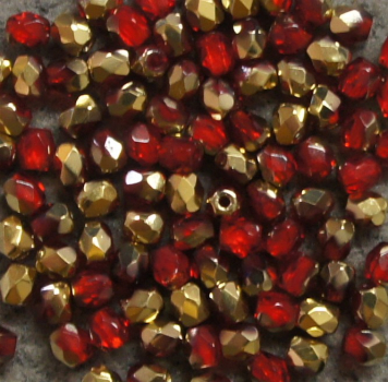 Glasschliffperle 3mm Siam Brass 1200 St.