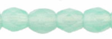 Glasschliffperle 3mm Milky Aqua 100 St.