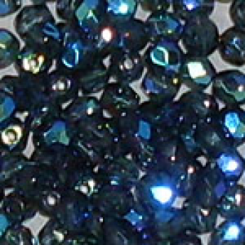 Glasschliffperle 3mm Montana AB 100 St.