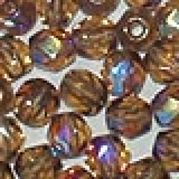Glasschliffperle 3mm Smoked Topaz AB 1200 St.