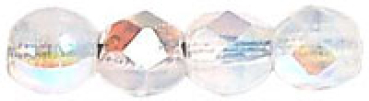Glasschliffperle 3mm White Opal AB 1200 St.