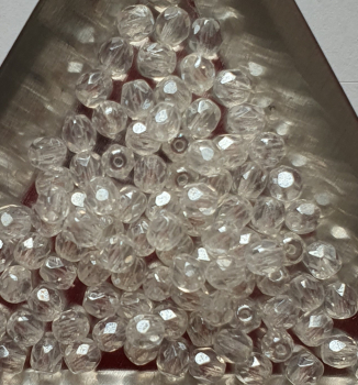 Glasschliffperle 4mm Crystal Hematite 1200 St.