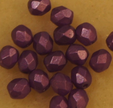 Glasschliffperle 4mm Crystal Lila Rai100 St.