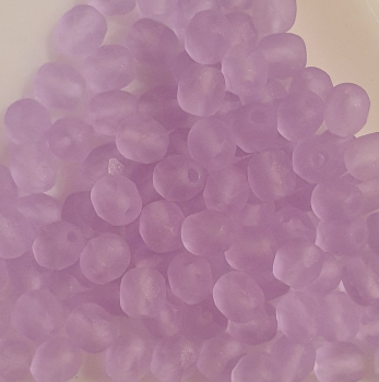 Glasschliffperle 4mm Intensiv Violet Frost 1200 St.