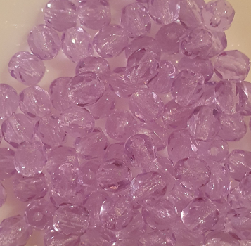 Glasschliffperle 4mm Intensiv Violet 100 St