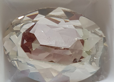 Swarovskistein oval 18x13mm Crystal Silver Shade