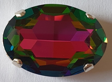 Swarovskistein oval 30x22mm Crystal Vitrail Medium