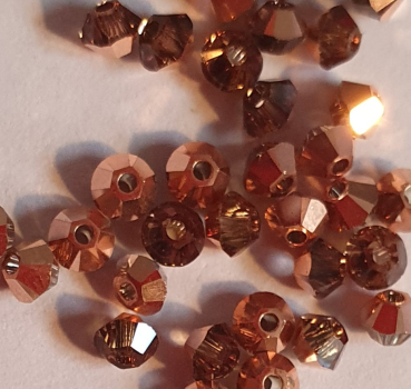 Swarovskiperle 3mm bic. Crystal Capri Gold 38 St