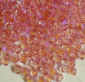 Swarovskiperle 3mm bic Light Rose Shimmer2 30St.
