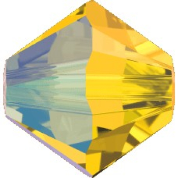 Swarovskiperle 3mm bic Light Topaz Shimmer 36St