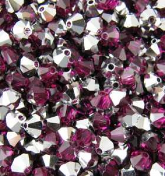 Swarovskiperle 4mm bic. Amethyst CAL 40 St