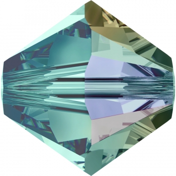 Swarovskiperle 4mm bic. Blue Zircon AB 36 S