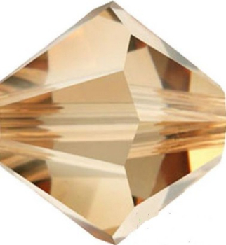 Swarovskiperle 4mm bic. Colorado Topaz 40 St.