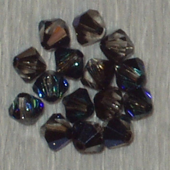 Swarovskiperle 4mm bic. Cry Berm. Blue 40St