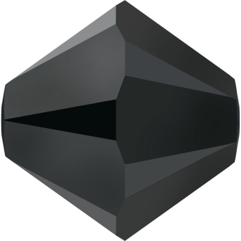 Swarovskiperle 4mm bic. Jet Hematite2 30St