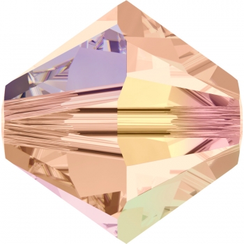 Swarovskiperle 4mm bic. Lt Peach AB 40 St.