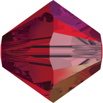 Swarovskiperle 4mm bic. Lt Siam AB 36 St.