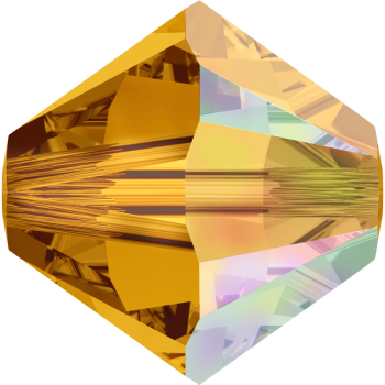 Swarovskiperle 4mm bic. Topaz AB 36St.