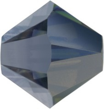 Swarovskiperle 4mm bic. WhOp Sky Blu 36St