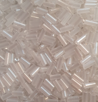 Glasstifte, 5mm, ca 100g white opal