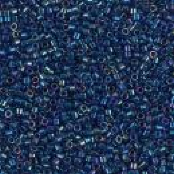 Miyuki Delica (1763) 11/0 Emerald Lined Cobalt AB 50g