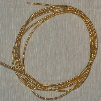 Perldraht Gold 5/11, Echtgoldauflage, 5g